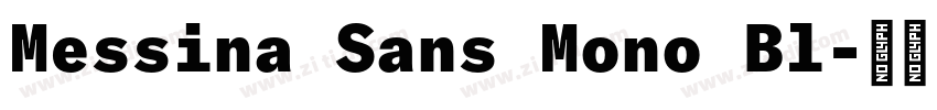 Messina Sans Mono Bl字体转换